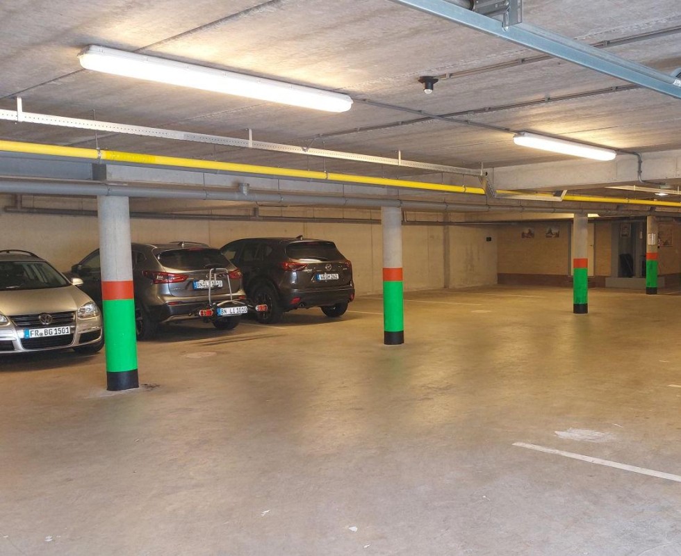 De ondergrondse parkeergarage van Der Kehlbachwirt